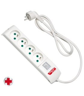 Listwa FIDO antybakteryjna 4x230V, 3x1,5mm2 długość 3m 10.0001