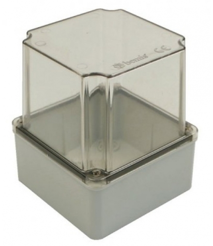 Puszka BS 120x120x140 pokrywa przeźroczysta IP66 F1.0236