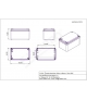 Puszka aluminiowa 130mm x 80mm x 73mm IP67 F1.0246