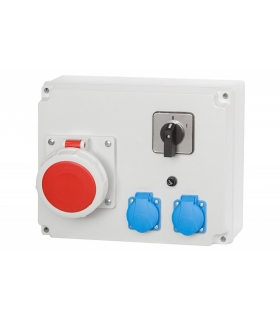 Rozdzielnica R-310 63A 5p, 2x230V, 0/1 F3.0296