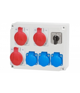 Rozdzielnica R-310 3x16A 5p, 3x230V, L/P F3.0345