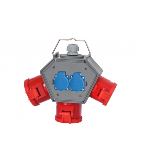 Rozdzielnia POLYBOX gniazda 3x16A 5p, 2x230V F3.0606