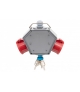 Rozdzielnia POLYBOX Gniazda 16A 5p, 32A 5p + 3xAIR (powietrze) F3.0794