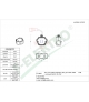 Rozdzielnia POLYBOX gniazda 3x16A 5p, 230V + OW 5x2,5mm2 - 5 metrów + wtyczka 16A 5p F3.0635
