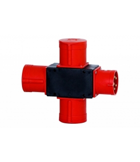 Rozdzielnia PARMA wtyczka 16A 5p, gniazda 3x16A 5p F3.0112