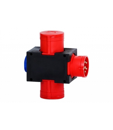 Rozdzielnia PARMA wtyczka 16A 5p, gniazda 2x16A 5p, 230V F3.0117