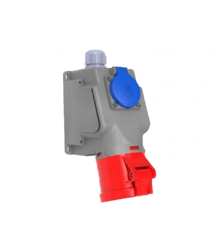 Gniazdo siłowe stałe kombi 32A 5p + 230V F3.0301