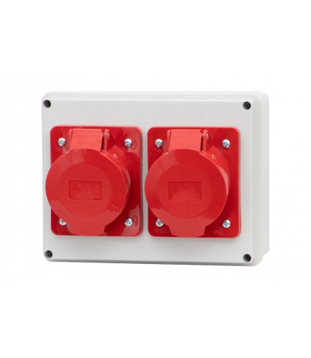 Rozdzielnica R-190 2x16A 5p F3.0123