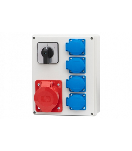 Rozdzielnica R-240 32A 5p, 4x230V, 0/1 F3.0783