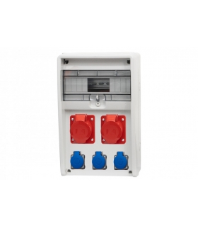 Rozdzielnica 12S ULISSE 16A 5p, 32A 5p, 3x230V 12 modułów 74181.0