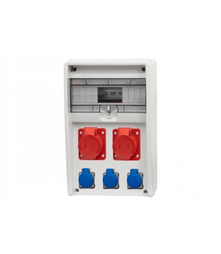 Rozdzielnica 12S ULISSE 2x32A 5p, 3x230V 12 modułów 74181.2