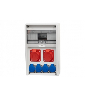 Rozdzielnica 12S ULISSE 2x16A 5p, 4x230V 12 modułów 74181.54