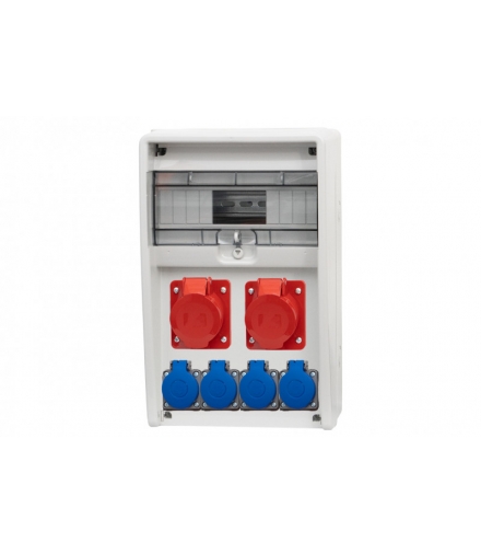 Rozdzielnica 12S ULISSE 2x16A 5p, 4x230V 12 modułów 74181.54