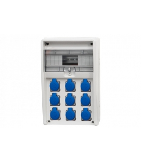 Rozdzielnica 12S ULISSE 9x230V 12 modułów 74181.3