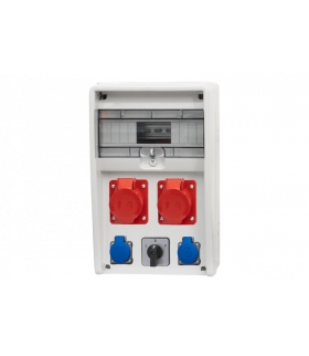 Rozdzielnica 12S ULISSE 2x16A 5p, 2x230V, L/P 12 modułów 74181.92