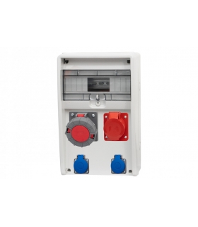 Rozdzielnica 12S ULISSE 16A 5p, 63A 5p, 2x230V 12 modułów 74181.169