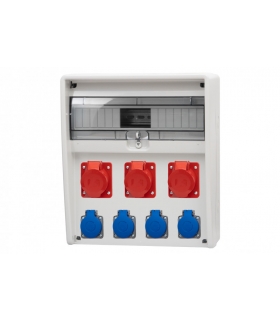 Rozdzielnica 17S ULISSE 3x16A 5p, 4x230V 17 modułów 74182.2