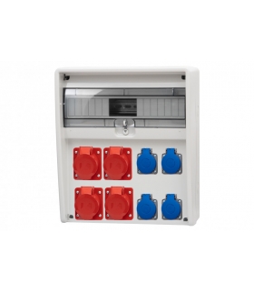 Rozdzielnica 17S ULISSE 4x32A 5p, 4x230V 17 modułów 74182.59