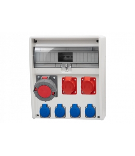 Rozdzielnica 17S ULISSE 16A 5p, 32A 5p, 63A 5p, 4x230V 17 modułów 74182.69