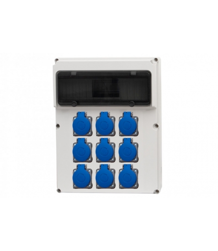 Rozdzielnica 13S FEMO 9x230V 13 modułów 74183.37