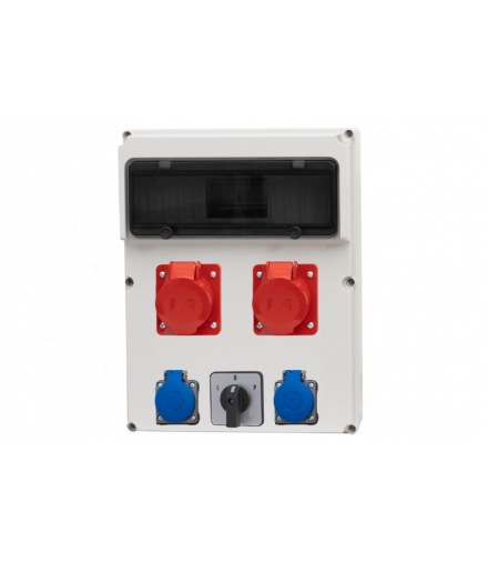 Rozdzielnica 13S FEMO 2x16A 5p, 2x230V, L/P 13 modułów 74183.8