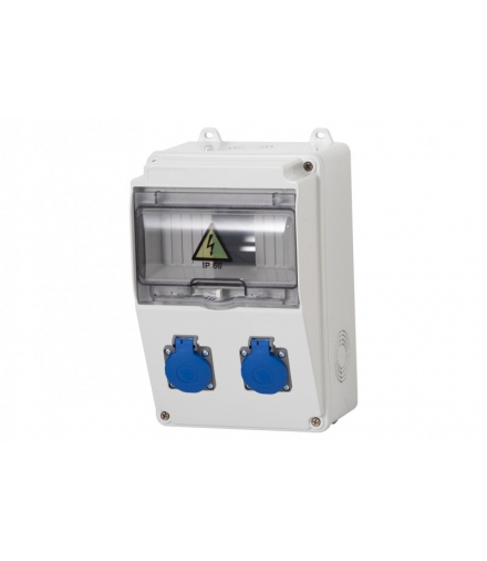 Rozdzielnica LAGO 7M 2x230V IP44 F3.0844