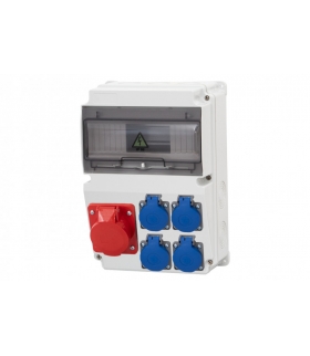 Rozdzielnica LAGO 10M 32/5, 4x230V IP44 F3.0864