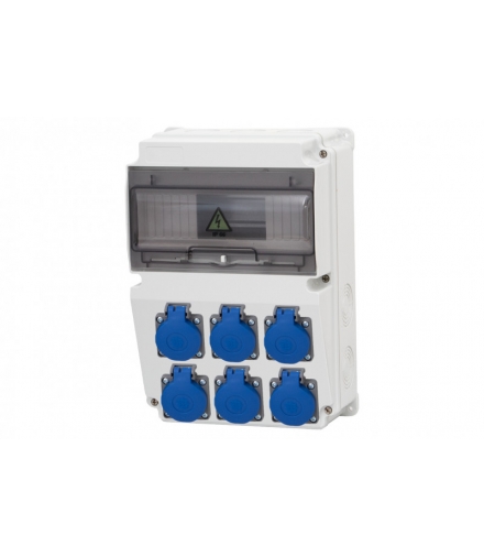 Rozdzielnica LAGO 10M 6x230V IP44 F3.0865