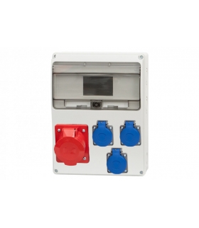 Rozdzielnica LAGO 32A 5p, 3x230V 11 modułów F3.0481