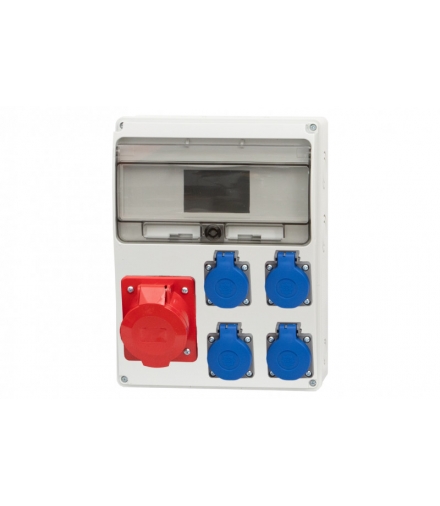 Rozdzielnica LAGO 16A 5p, 4x230V 11 modułów F3.0482