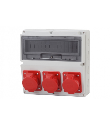 Rozdzielnica LAGO 3x16A 5p 14 modułów F3.1014
