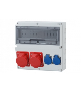 Rozdzielnica LAGO 2x32A 5p, 2x230V 14 modułów F3.1019