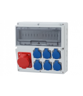 Rozdzielnica LAGO 32A 5p, 6x230V 14 modułów F3.1028