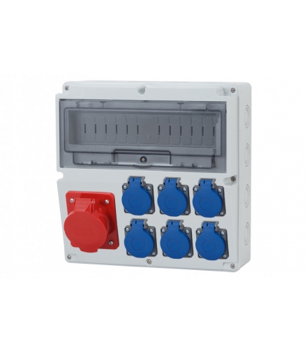 Rozdzielnica LAGO 32A 5p, 6x230V 14 modułów F3.1028