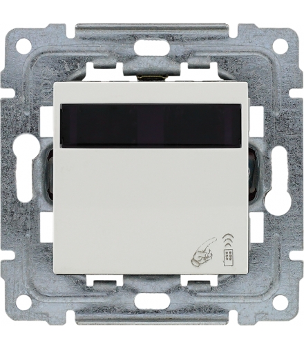 Ściemniacz (122) - sterownik oświetlenia, sterowanie klawiszem i dowolnym pilotem, bez ramki. Seria DANTE, BIAŁY 450462