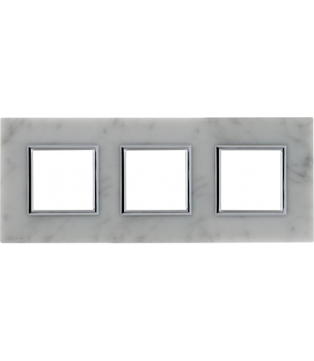 Ramka 3x Seria DANTE, BIANCO 4504483