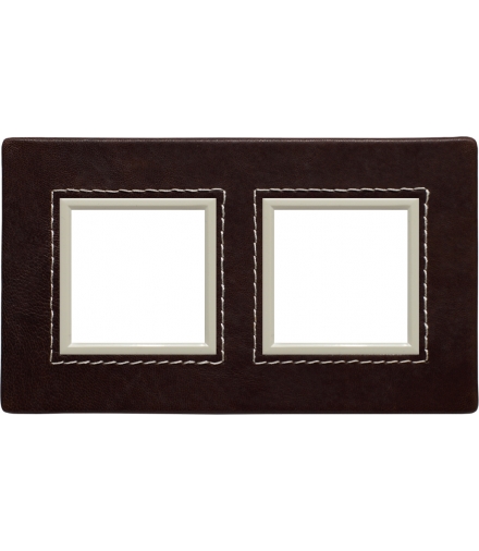 Ramka 2x Seria DANTE, CHOCO 4522582