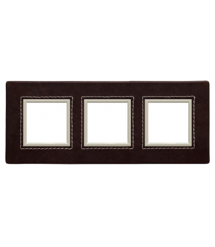 Ramka 3x Seria DANTE, CHOCO 4522583