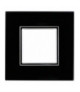 Ramka 1x Seria DANTE, BLACK GLASS 4509181