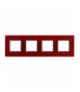 Ramka 4x Seria DANTE, RED GLASS 4510184