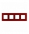 Ramka 4x Seria DANTE, RED GLASS 4510184