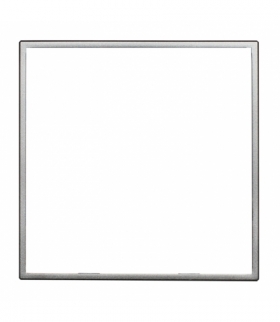 Zewnętrzna ramka dekoracyjna pojedyncza Seria DANTE, INOX 4541200