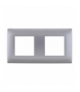 Ramka 2x Seria DANTE, INOX 454182