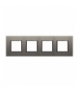 Ramka 4x Seria DANTE, INOX 4541284