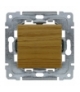 Przycisk światło / dzwonek, bez piktogramu, Seria DANTE, LIGHT OAK 452210