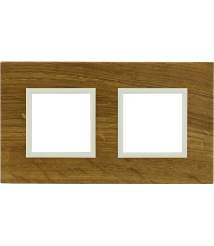 Ramka 2x Seria DANTE, LIGHT OAK 4522382