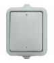 Łącznik dwubiegunowy IP44 Seria HYDRO, BIAŁY 120402