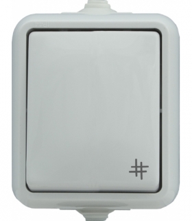 Łącznik krzyżowy IP44 Seria HYDRO, BIAŁY 120407