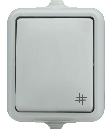 Łącznik krzyżowy IP44 Seria HYDRO, BIAŁY 120407