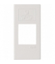 Pokrywa gniazda komputerowego do Keystone 22,5x45mm Seria KOS 45, BIAŁY 3504801